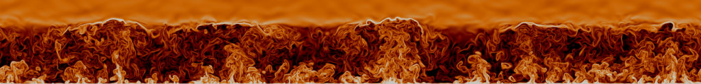 A simple model of convection to study the atmospheric surface layer