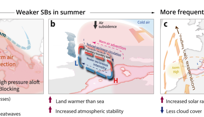 Weaker but more frequent: how sea breezes are changing in a warming climate