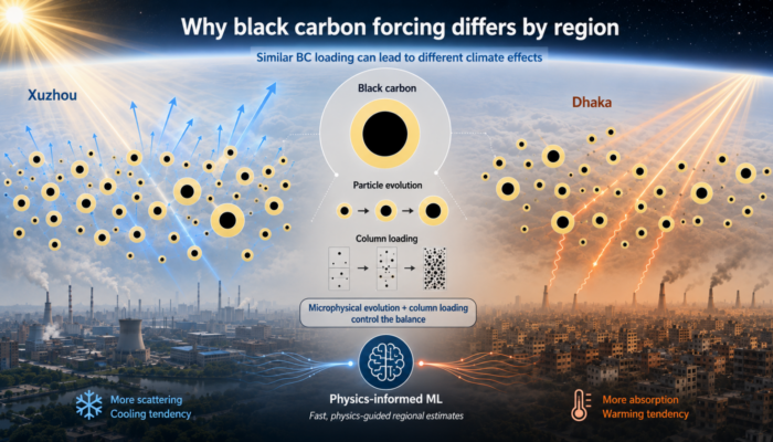 Why the Same Soot Can Warm One City and Cool Another