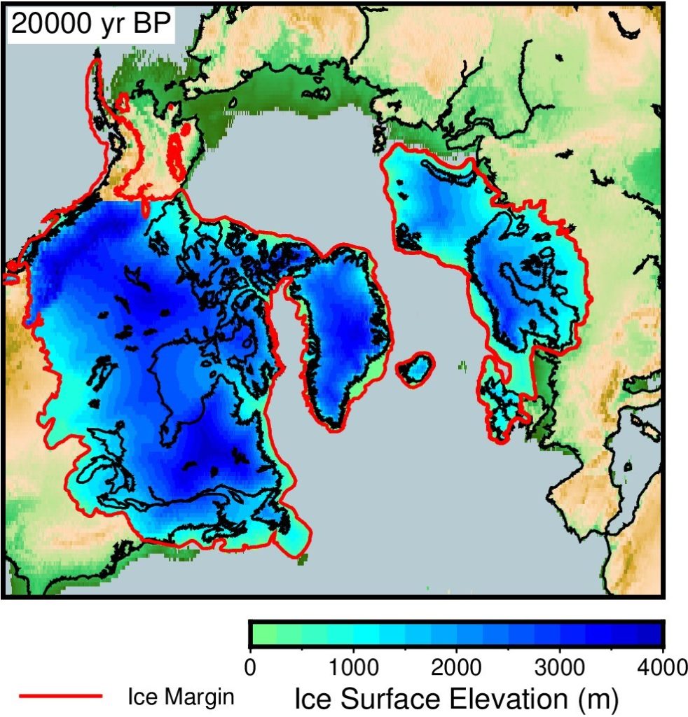Reconstructing ice sheets and topography of the past