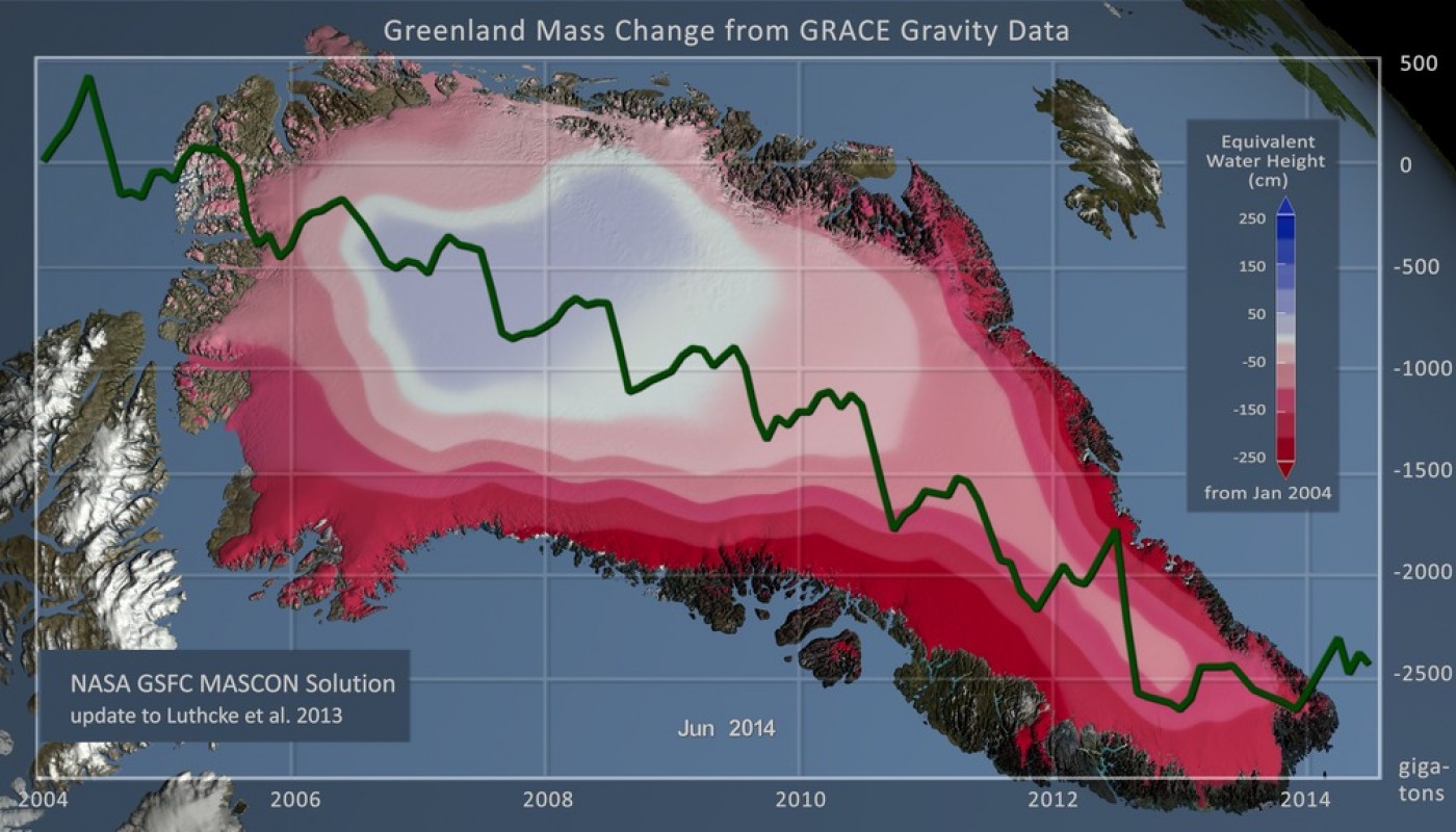 Cryospheric Sciences  Image of the Week – The true size of Greenland