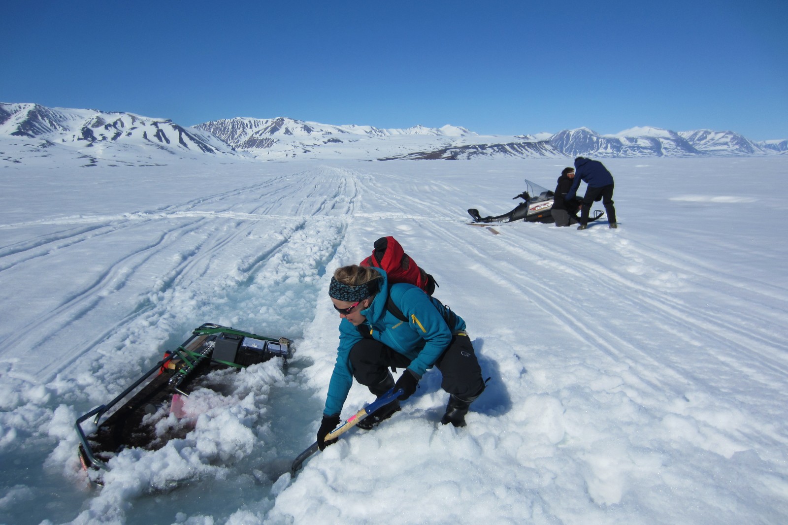 Cryospheric Sciences Image Of The Week Slush On Top Of Sea Ice