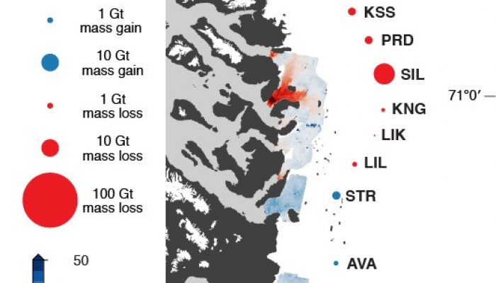 Image of the Week –  How geometry limits thinning in the interior of the Greenland Ice Sheet