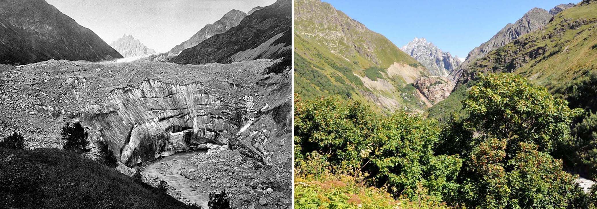 Glacial Erosion Before And After