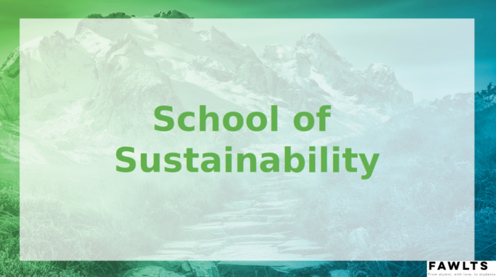 Let’s go to School of Sustainability!