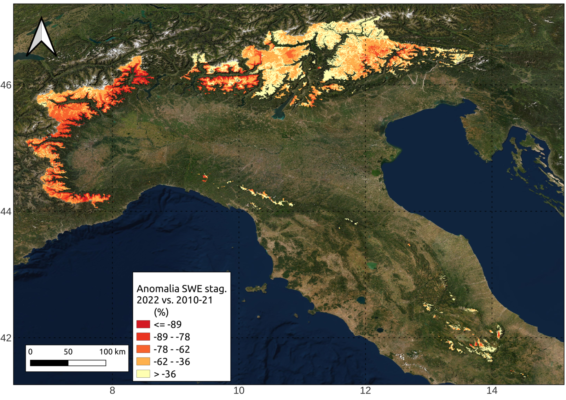 Why the 2022 Italian snow drought matters to you