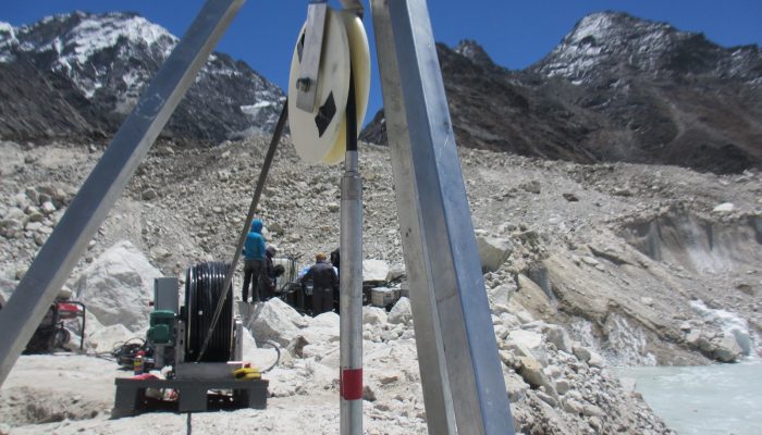 Image of the Week – Drilling into a Himalayan glacier