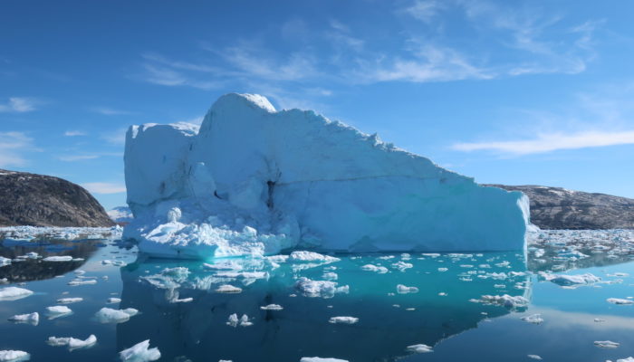 Image of the Week – Icebergs increase heat flux to glacier