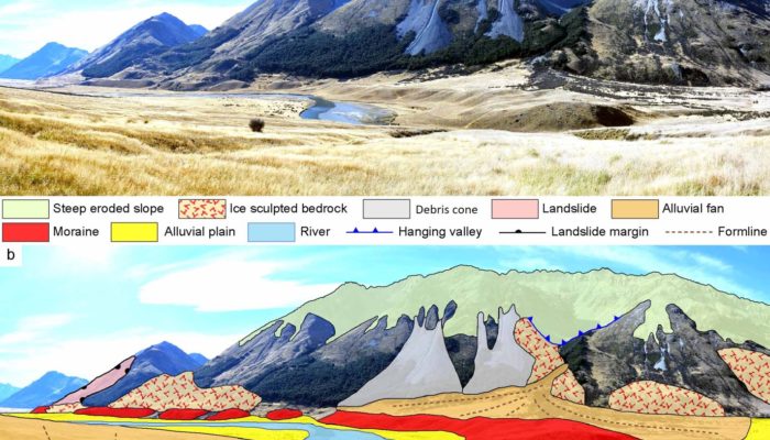 The new glacial geomorphological map from New Zealand
