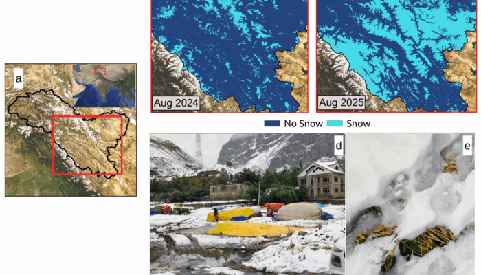 When August Brought Snow:  Unseasonal Snowfall Disrupts Life in Ladakh’s High Valley Village