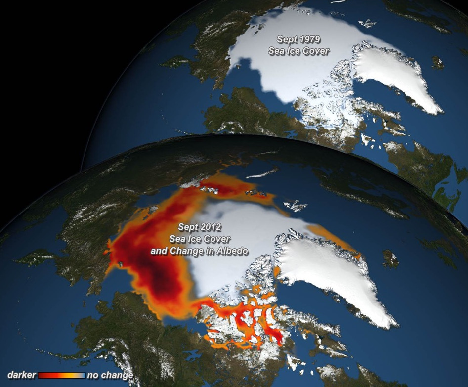 Image of the week — The warming effect of the decline of Arctic Sea Ice