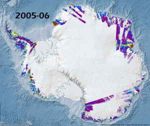 Image of the Week –  Antarctica’s Flowing Ice, Year by Year