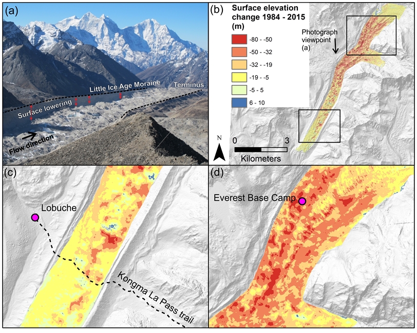 Image of the Week – Far-reaching implications of Everest’s thinning glaciers