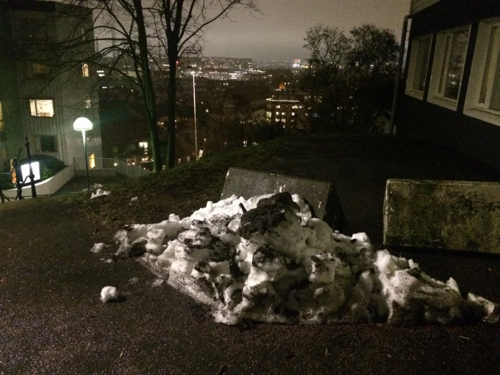 Image of the week – How hard can it be to melt a pile of ice?!