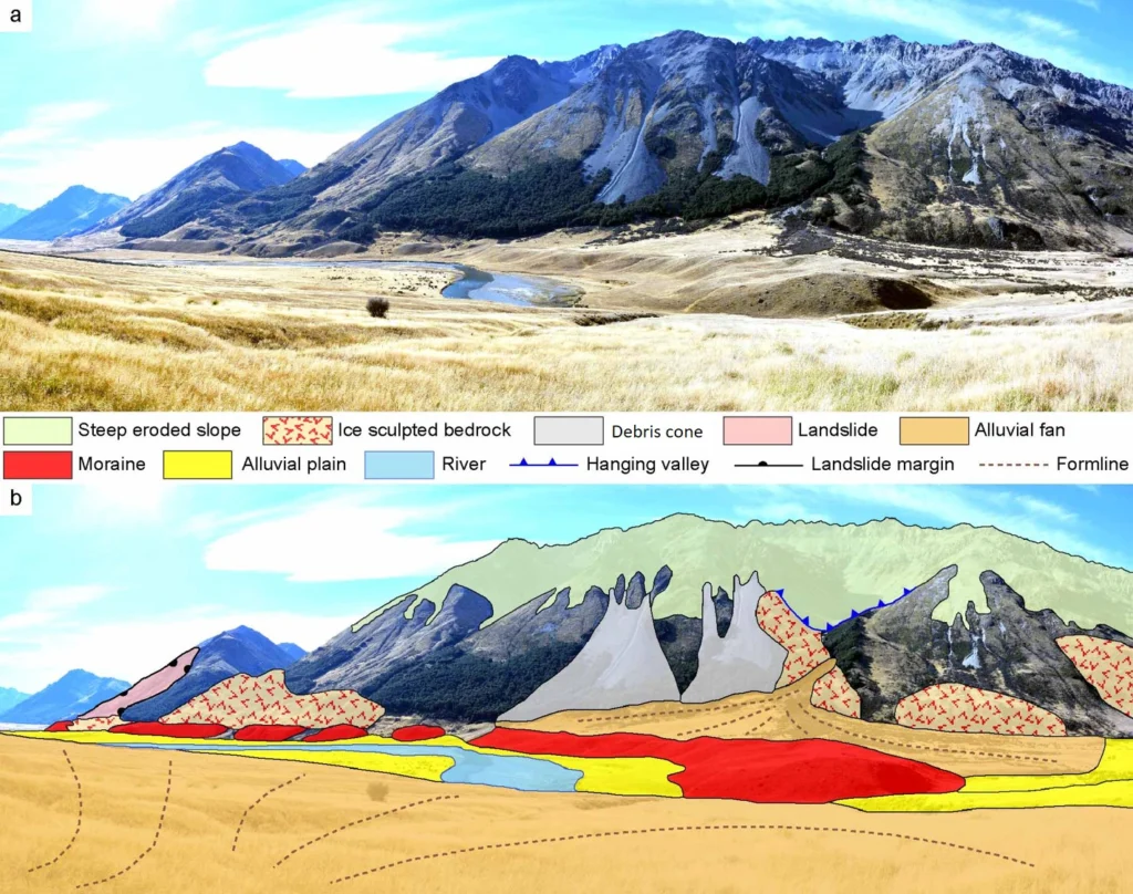 The new glacial geomorphological map from New Zealand
