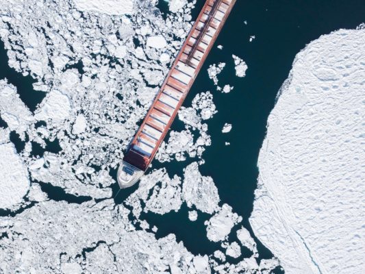 Mapping sea ice from space