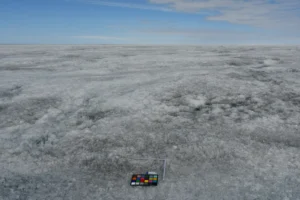 surface of ice sheet
