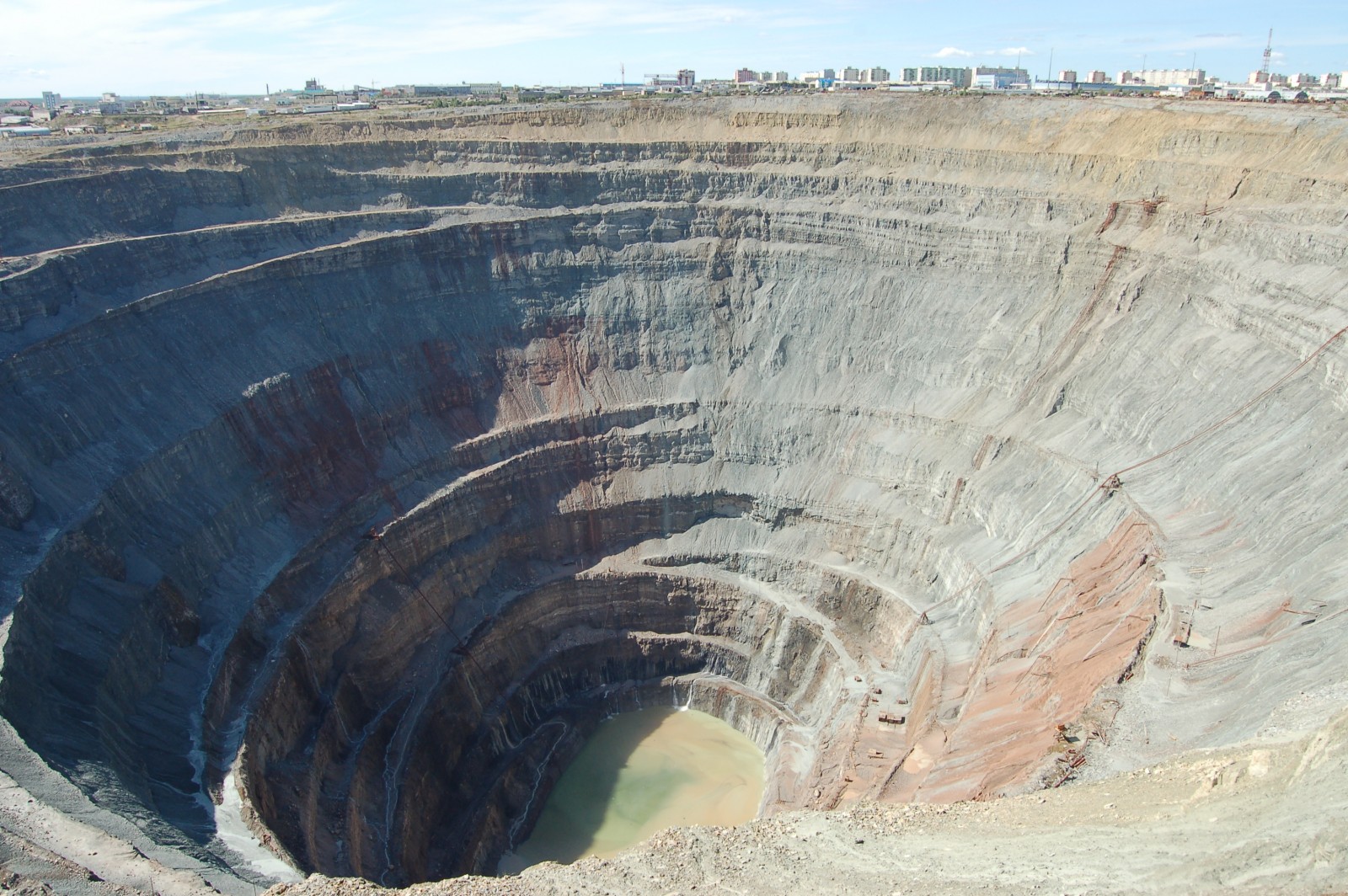 Mirny Open Pit Mining 