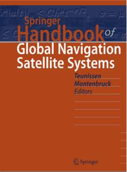 Cover of the book "Handbook of Global Navigation Satellite Systems"