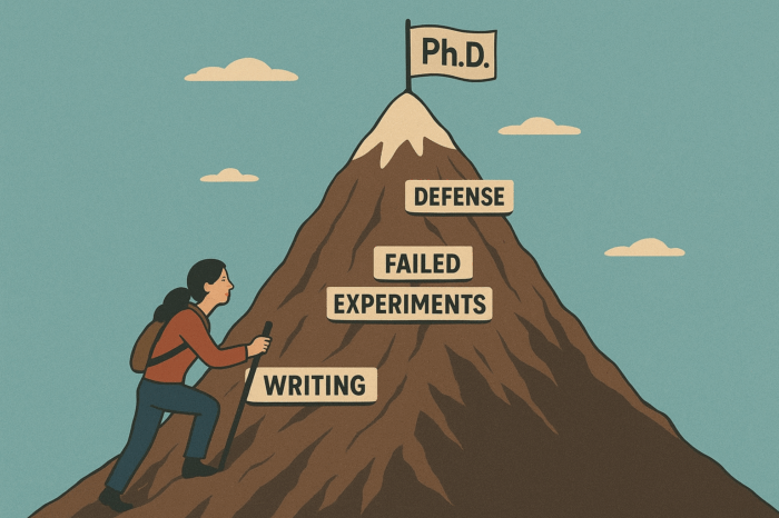 Climbing Through a PhD – Mental Health on the Way to the Summit