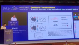 Zhen Li during his talk