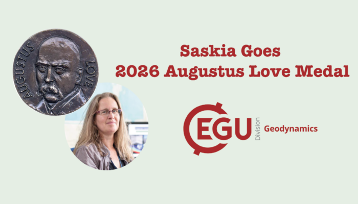 Saskia Goes – Augustus Love Medallist 2026