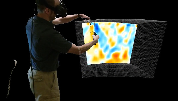 Interactive and Collaborative Virtual Reality Visualization for Geodynamics