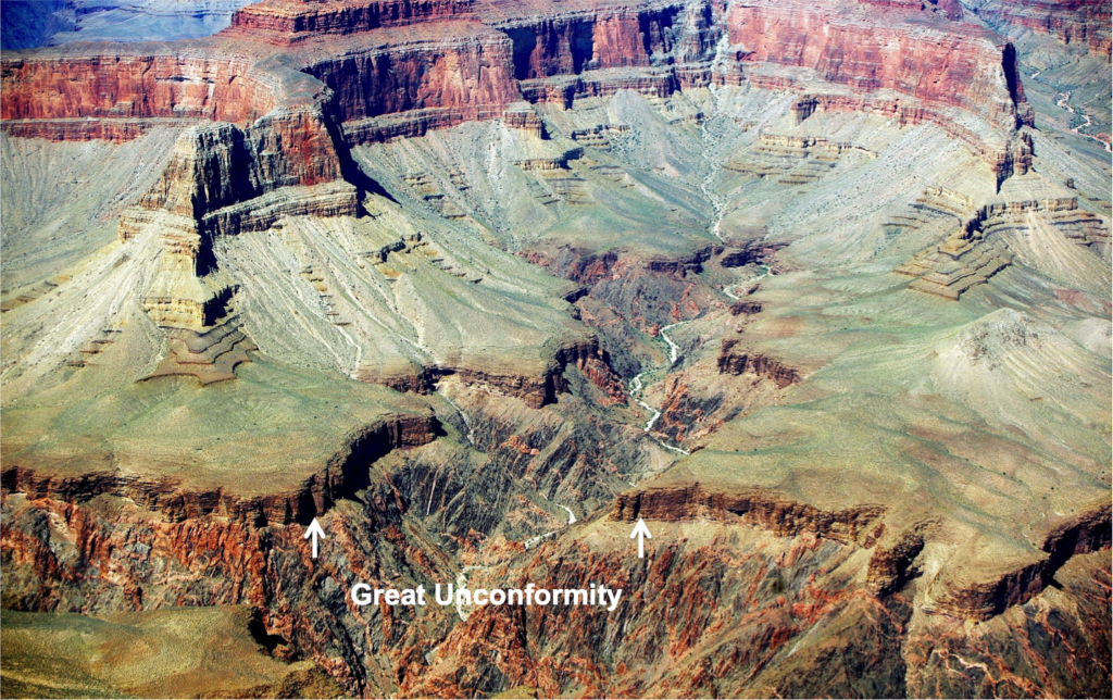 Great Unconformity - Immensity River, Grand Canyon