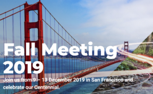 AGU19 – we’ll be back, soon!