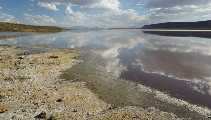 Lake Magadi, Kenya.