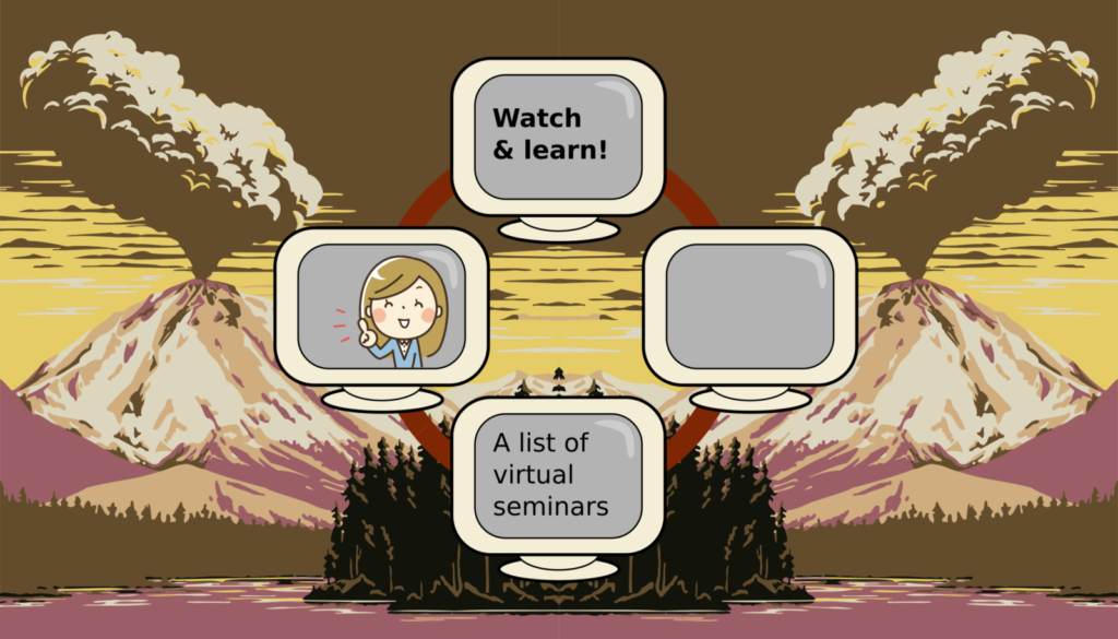 List of online seminars