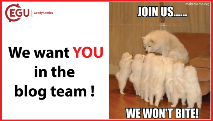 Join the EGU GD Blog Team!