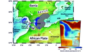 How has the Gibraltar slab influenced the Alboran domain deformation?