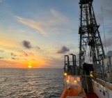 View aboard the JOIDES Resolution