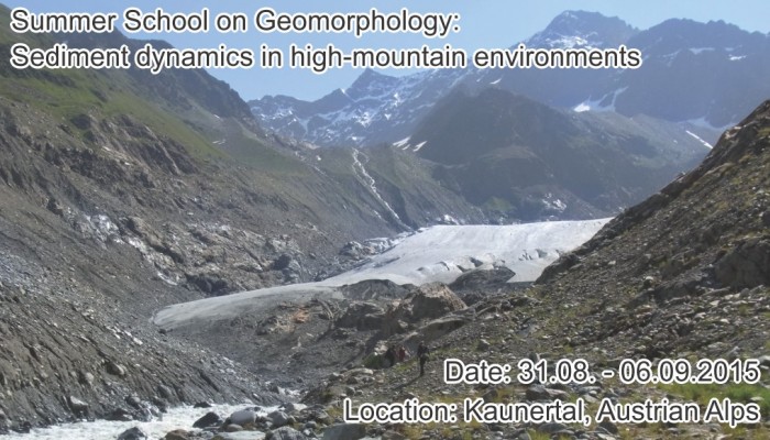 Summer School on Geomorphology (September 2015)