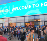 The entrance to the EGU General Assembly from a previous year. A banner over the entrance doorways reads 