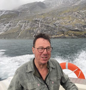 A portrait of Professor Chris D. Clark, in Greenland. 