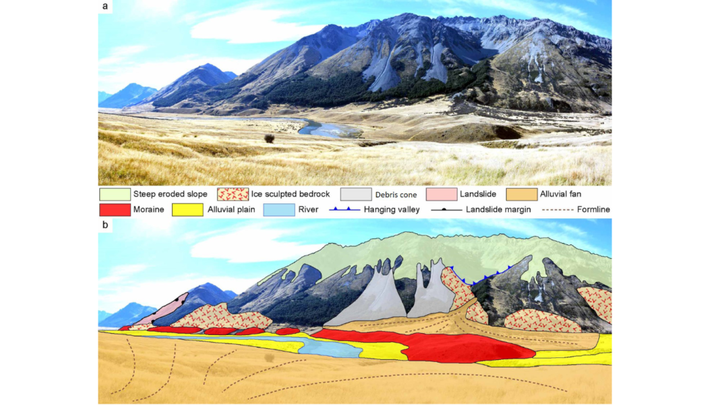 The new glacial geomorphological map from New Zealand
