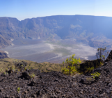 Panorama Mount Tambora caldera