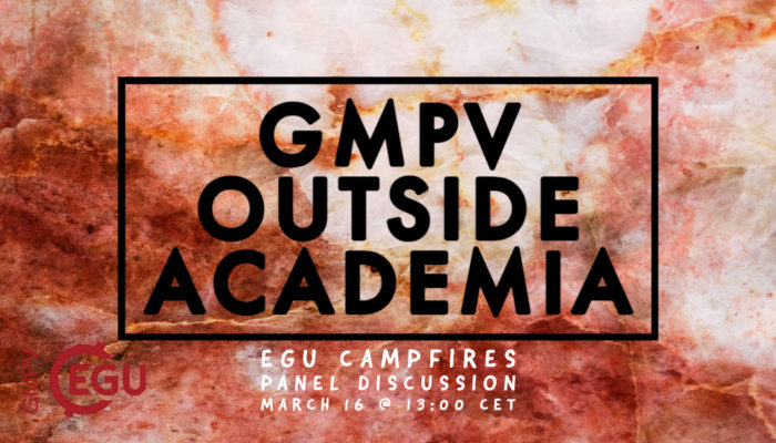 GMPV Outside Academia: a Panel Discussion of EGU Campfires – March 16 @ 13:00 CET