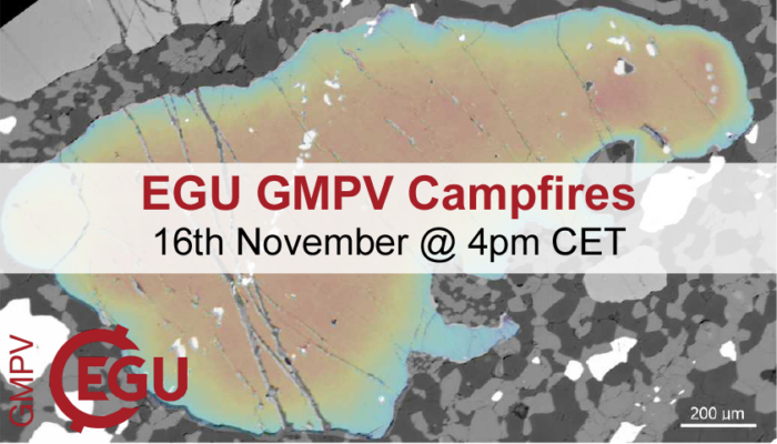 EGU GMPV ECS Campfires – Special Edition Thursday 16th November 4pm CET