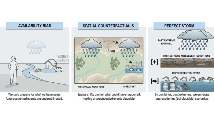 Communicating and Managing Residual Risk with Perfect Storms and Other Counterfactual Stories