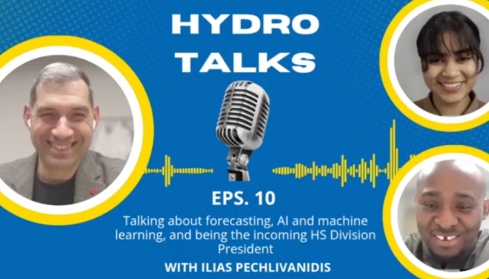 HydroTalks podcast: Introducing Ilias Pechlivanidis, the HS Division President-elect