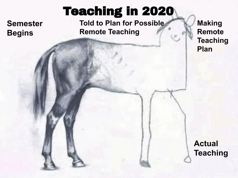 When the students are gone: Transition to online teaching
