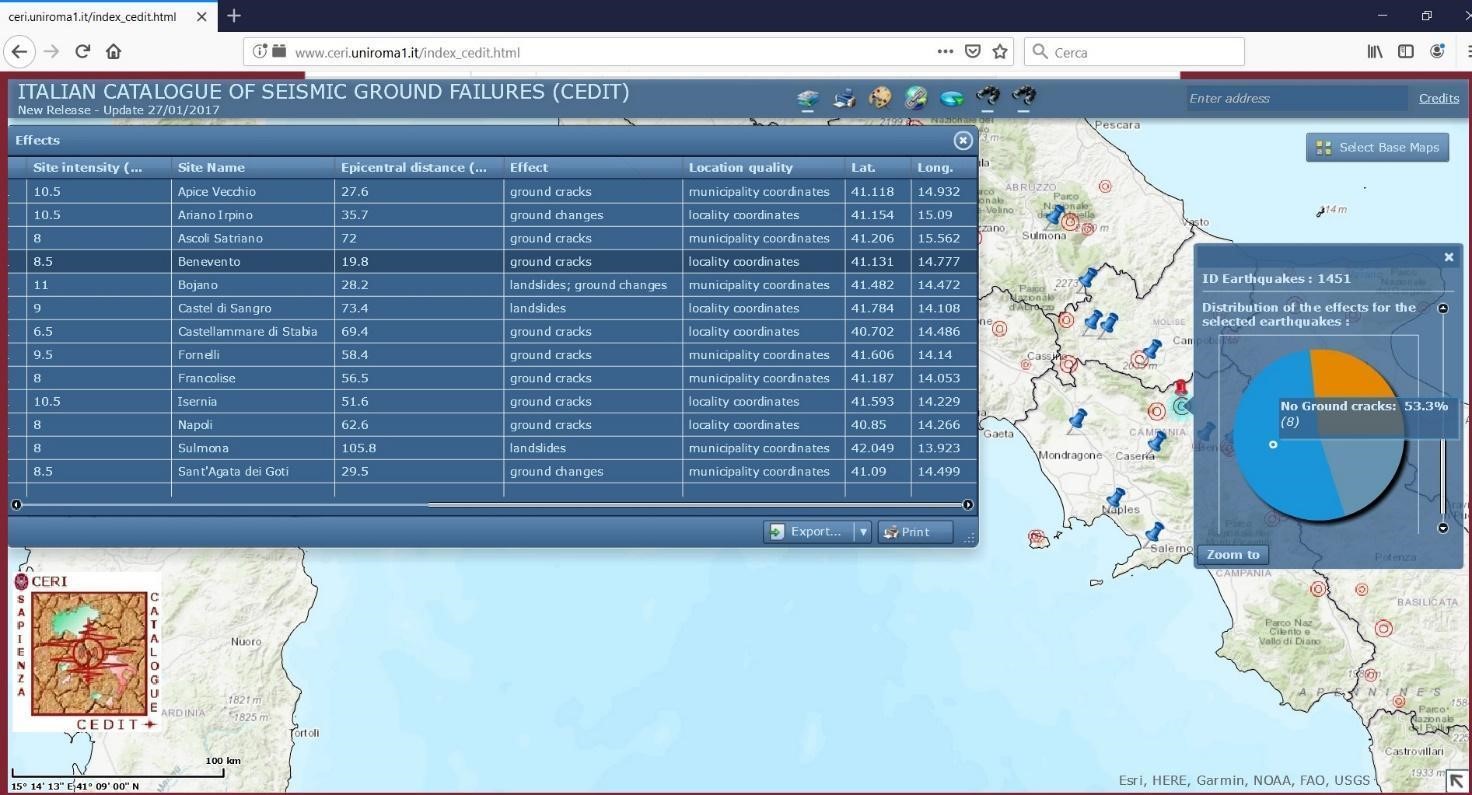 Natural Hazards | The Italian catalogue of earthquake-induced ground ...