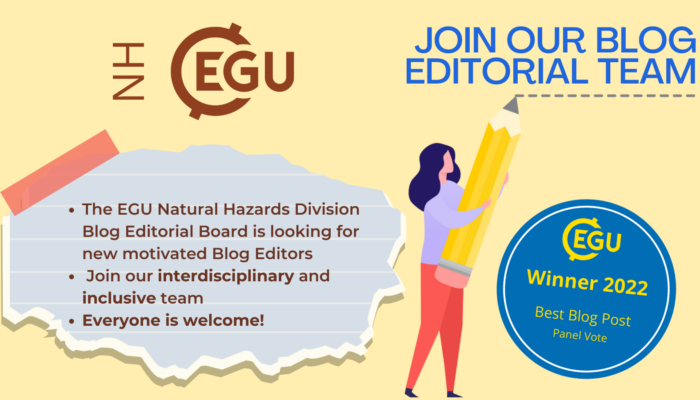 Five (or more) reasons why… you should become a blog editor about natural hazards!
