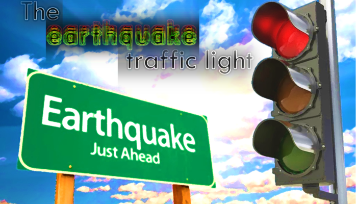 The earthquake traffic light