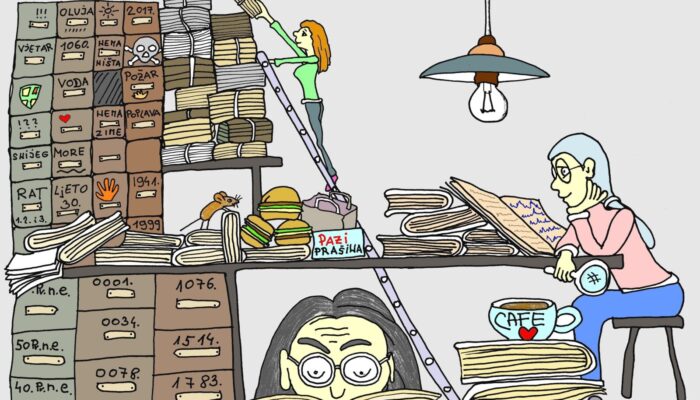 Hunting for historical Adriatic meteotsunamis