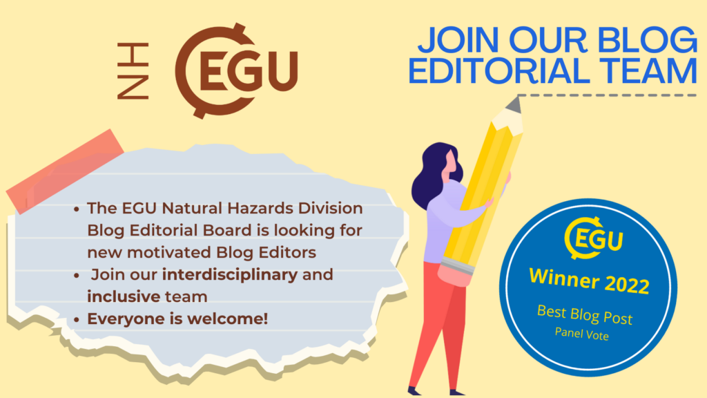 Five (or more) reasons why… you should become a blog editor about natural hazards!