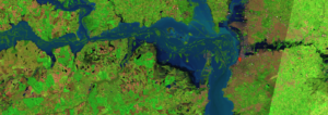 Severe flooding that left the metropolitan region of Porto Alegre, the capital of Rio Grande do Sul, Brazil, submerged.